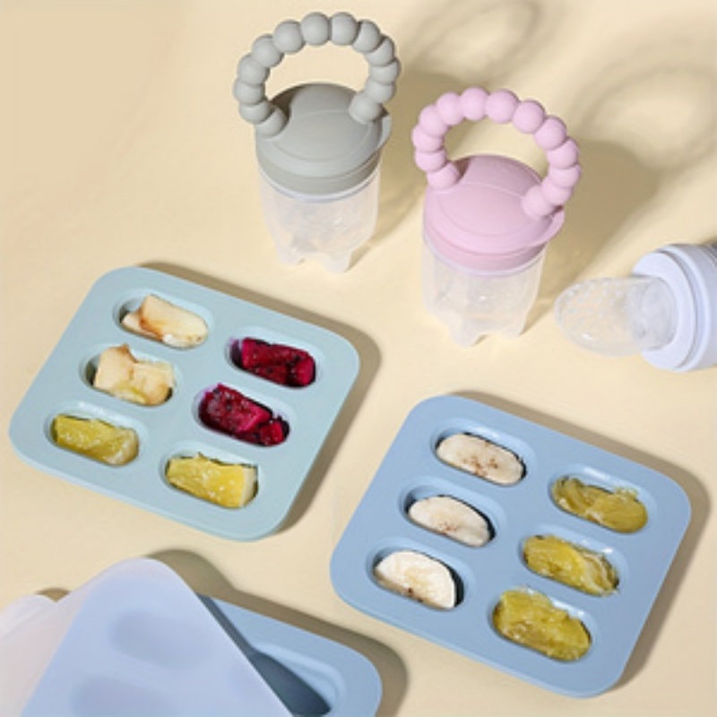 Baby Food Feeder - 2pcs/set Baby Feeding Set: Fruit Feeder
