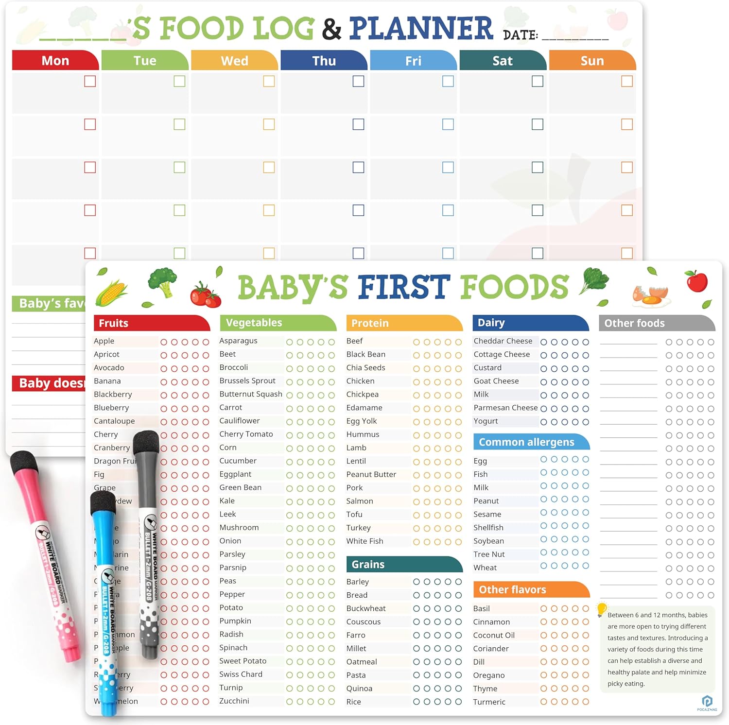 Baby Food Nutrition - Set of 2 Baby First Foods