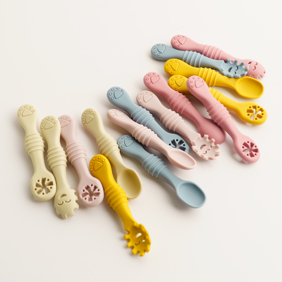 Baby Food Feeder - New Mother-kids 3PCS Baby Silicone Spoons