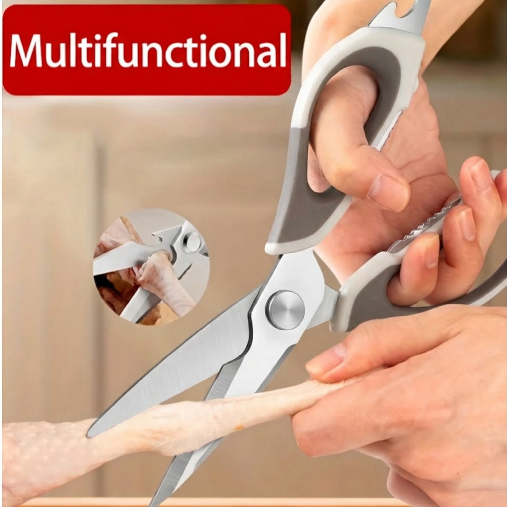 Baby Food Scissors - Household Multifunctional Kitchen Scissors, Food-Grade Baby