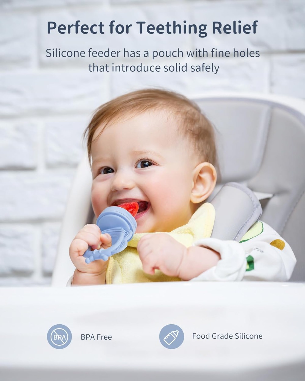 Silicone Baby Fruit Food Feede - Baby Food Feeder บทวิจารณ์และราคา