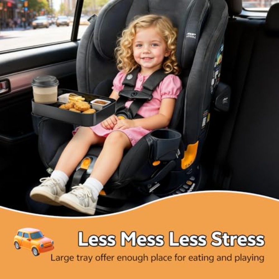 2PCS Car Seat Snack Tray for T - Snack Cup Toddler บทวิจารณ์และราคา