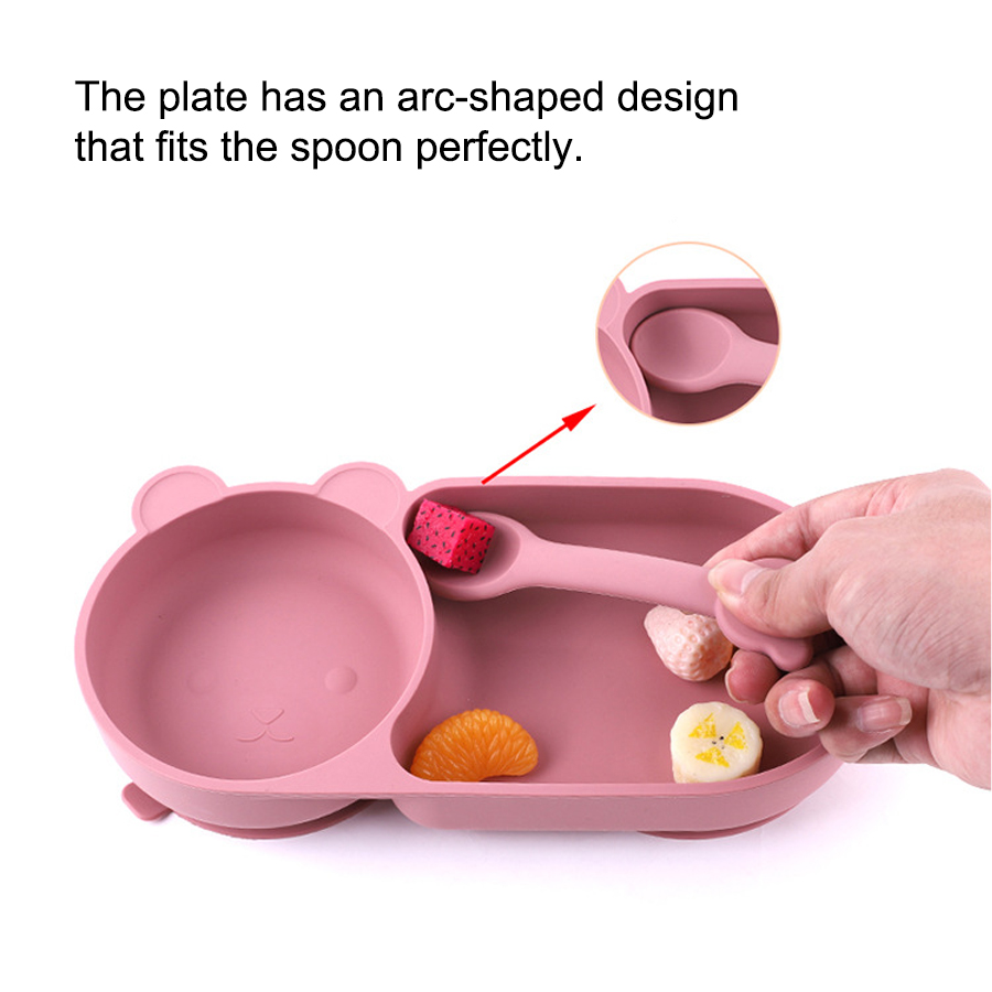 Baby Silicone Suction Cup Bowl - Baby Food Nutrition บทวิจารณ์และราคา