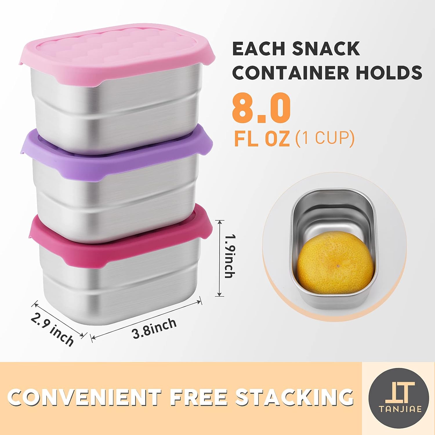 Tanjiae Small (1 CUP) Stainles - Snack Cup Toddler บทวิจารณ์และราคา