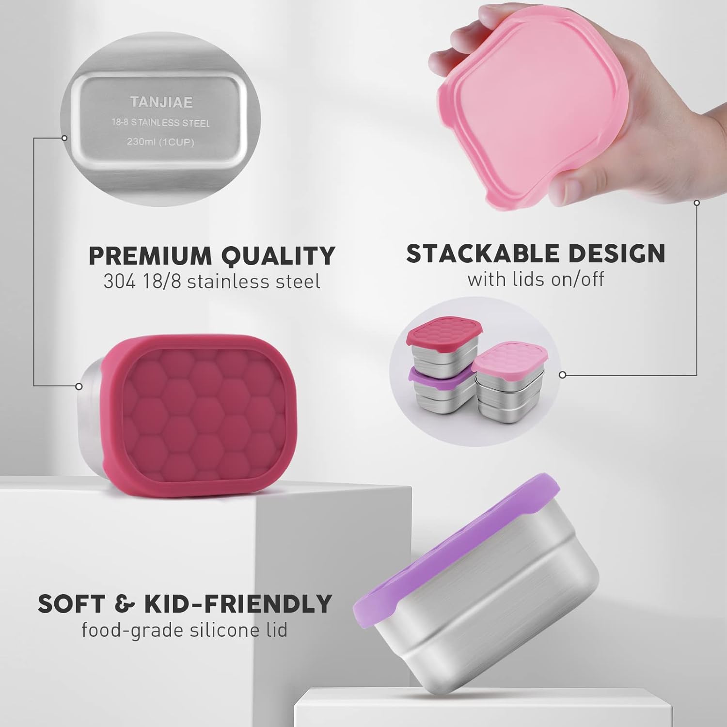 Tanjiae Small (1 CUP) Stainles - Snack Cup Toddler บทวิจารณ์และราคา