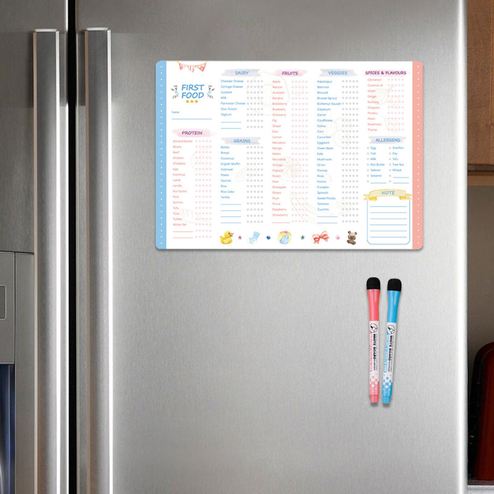 Magnetic Baby First Foods Chec - Baby Food Checklist บทวิจารณ์และราคา