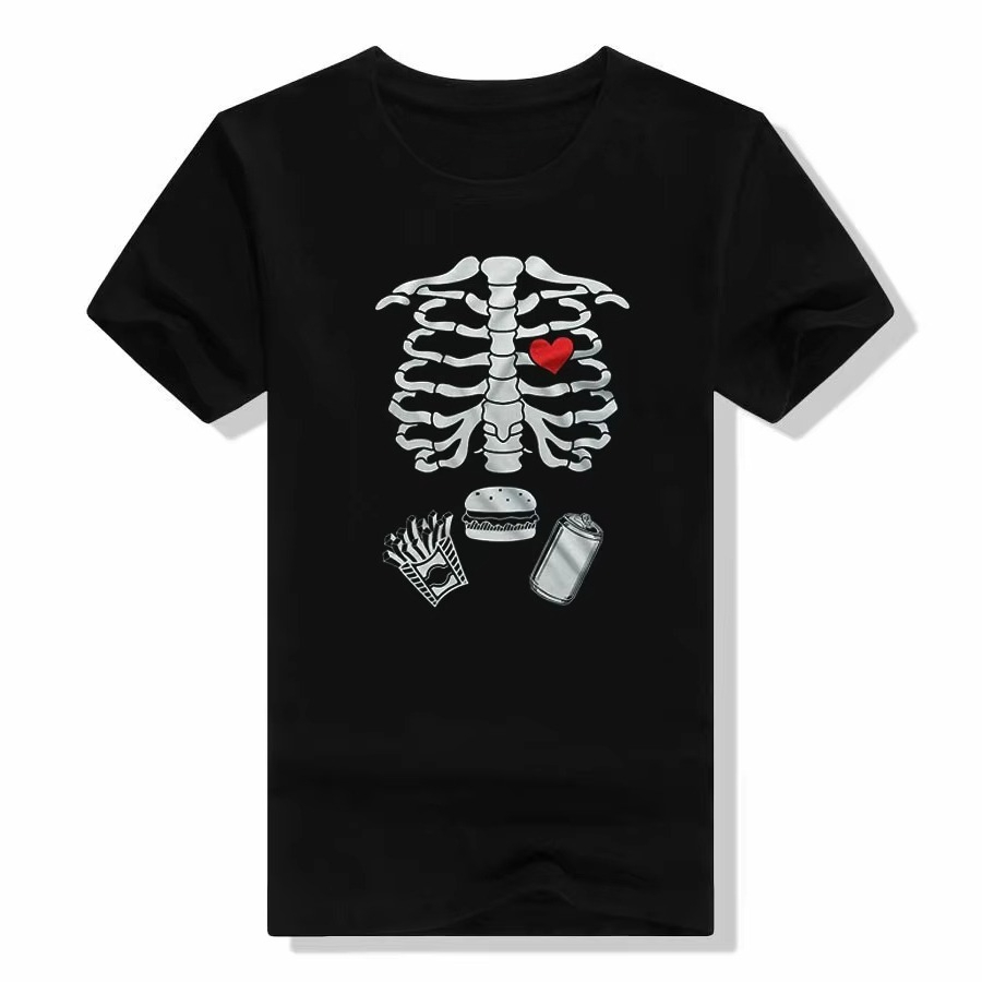 Halloween Skeleton T-Shirts Co - Food Baby X Ray บทวิจารณ์และราคา