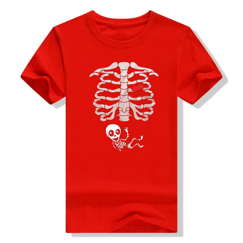 Halloween Skeleton T-Shirts Co - Food Baby X Ray บทวิจารณ์และราคา