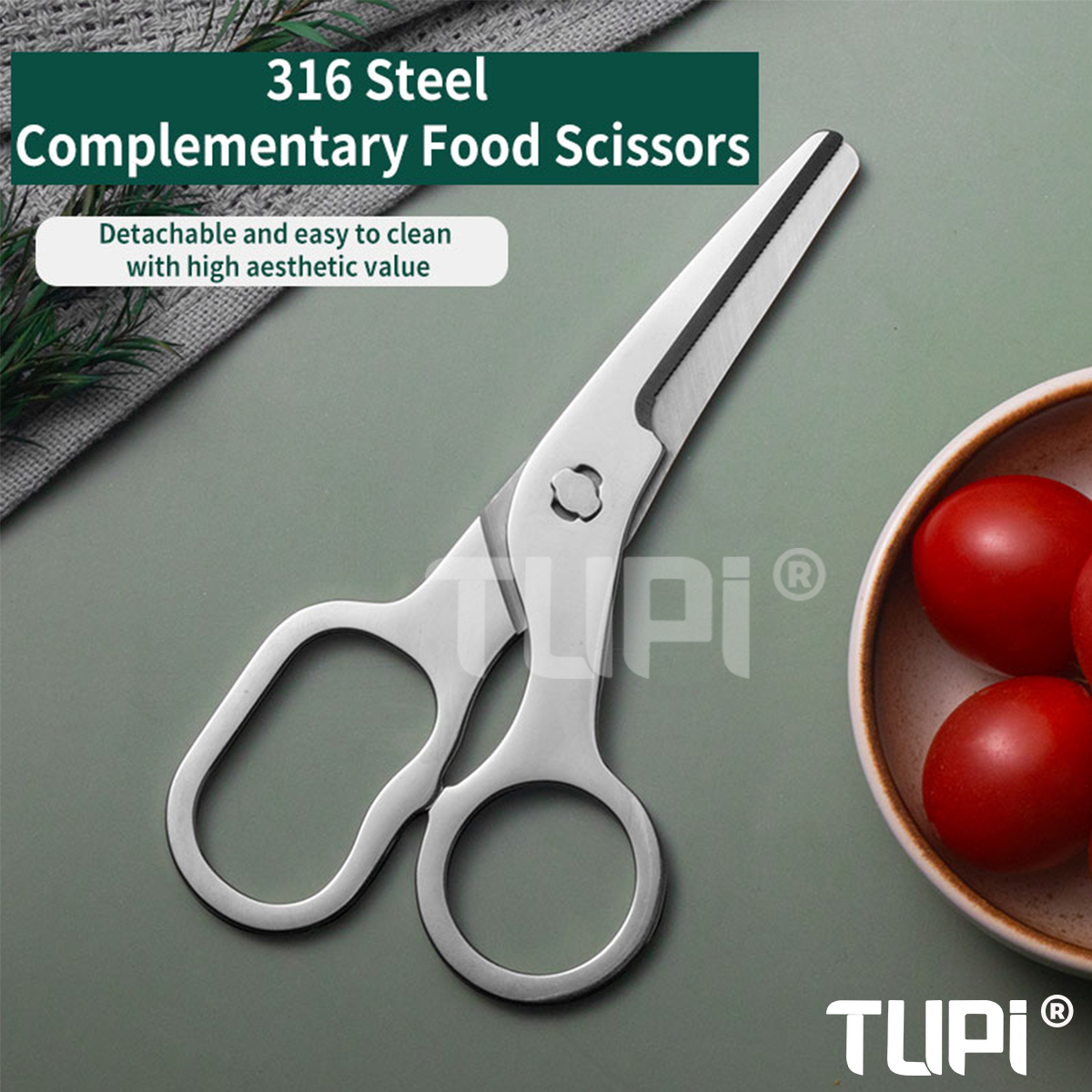 TUPI Detachable Blades Baby Fo - Baby Food Scissors บทวิจารณ์และราคา