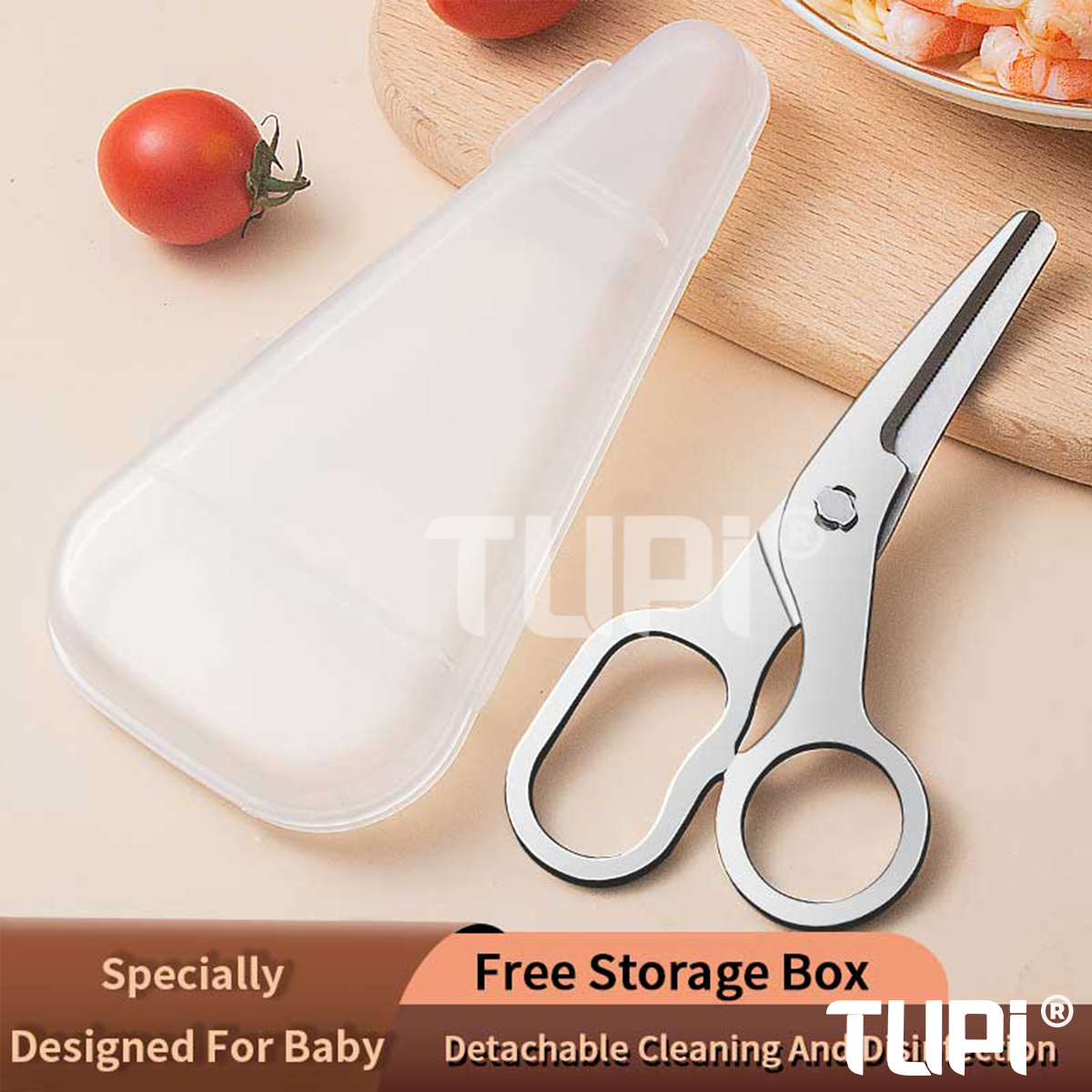TUPI Detachable Blades Baby Fo - Baby Food Scissors บทวิจารณ์และราคา