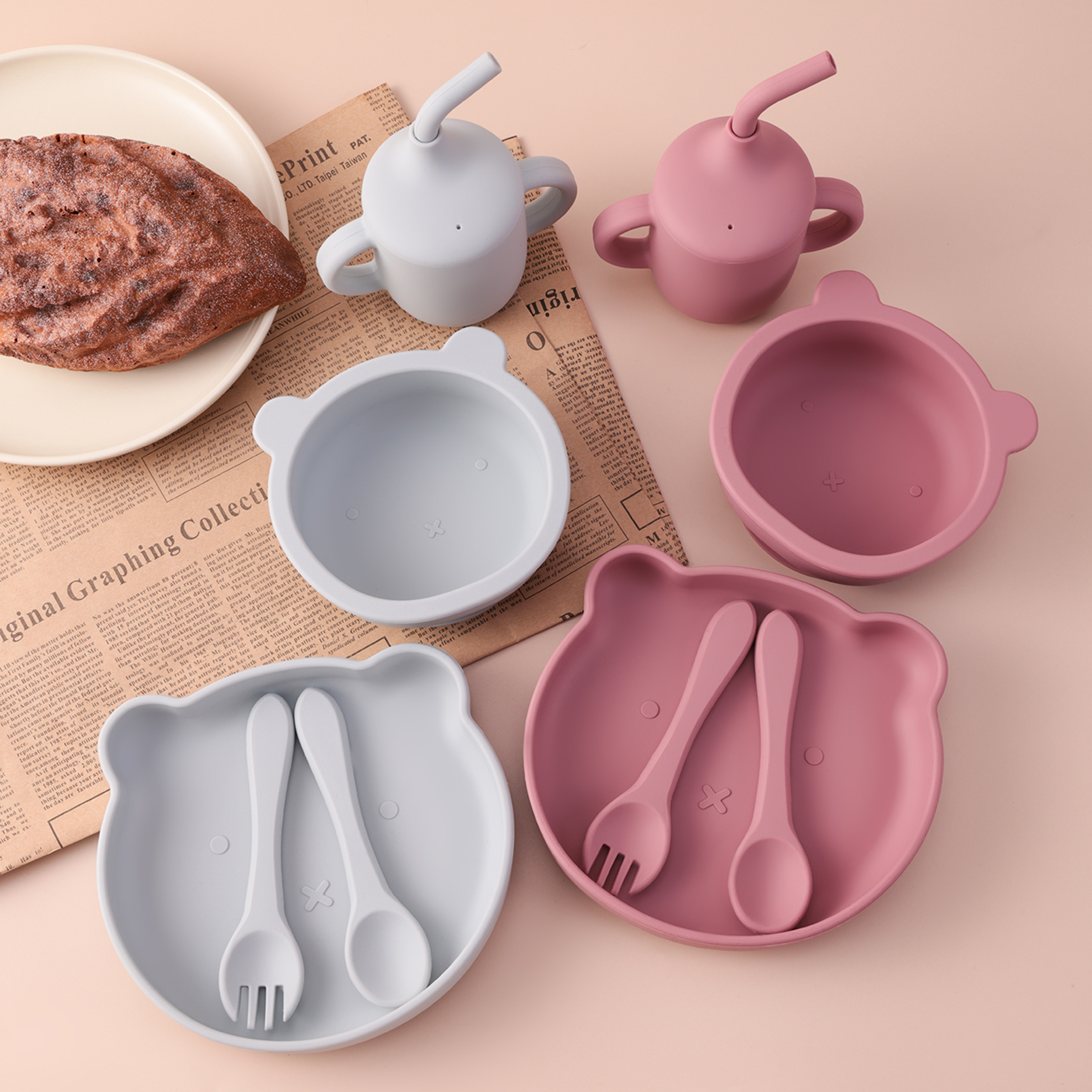 Color Kids 5PCS Silicone Feedi - Baby Food Dinner บทวิจารณ์และราคา