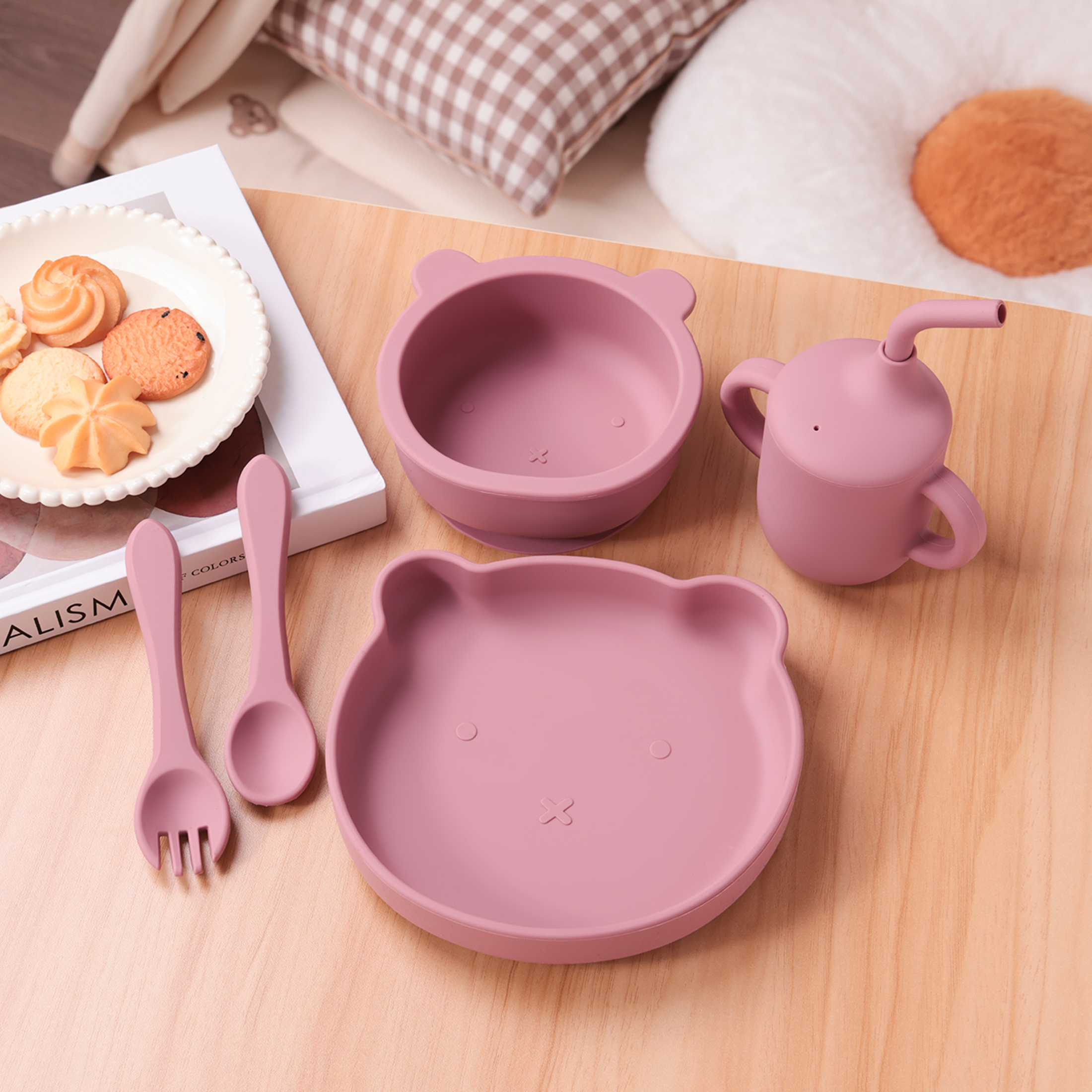 Color Kids 5PCS Silicone Feedi - Baby Food Dinner บทวิจารณ์และราคา