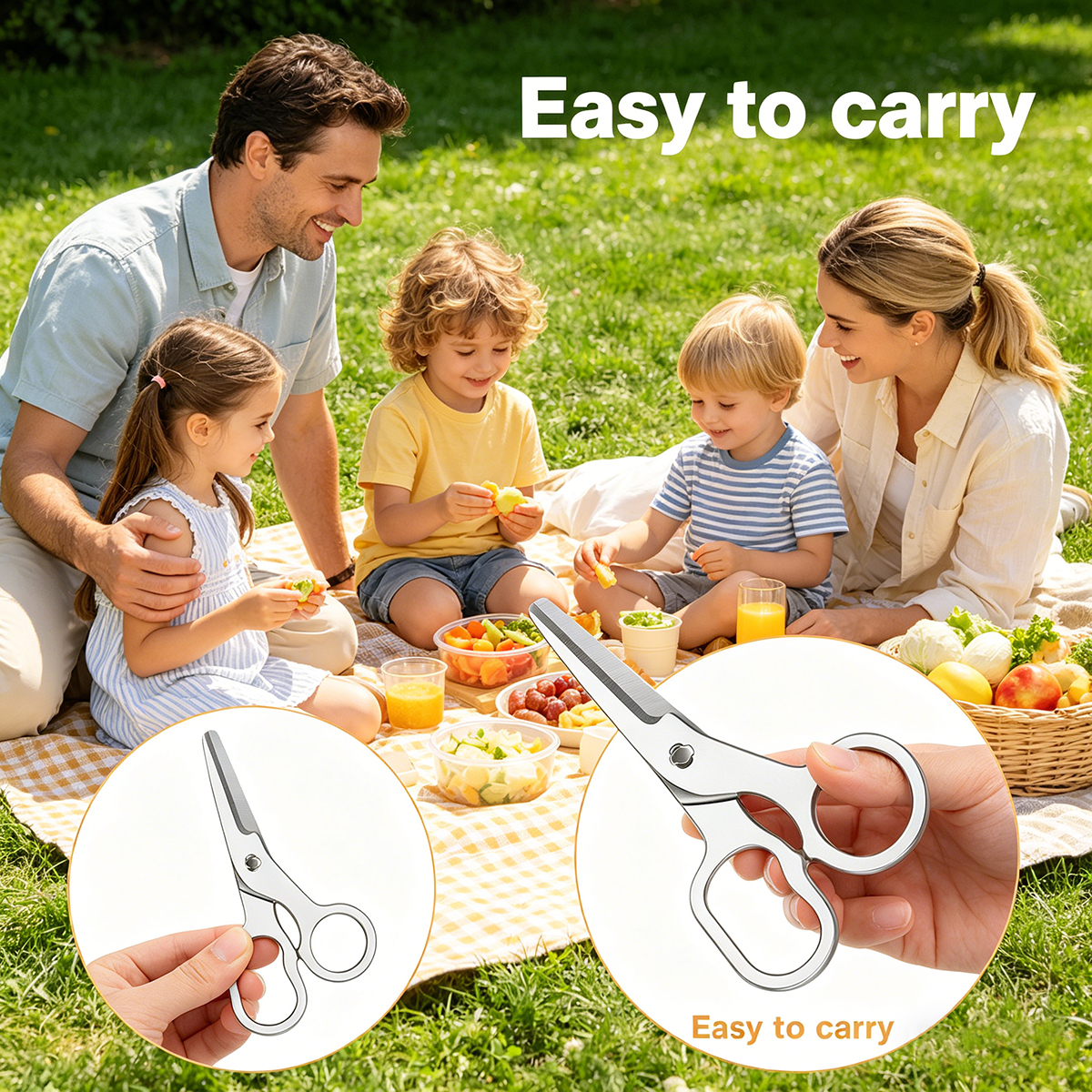Multi functional food scissors - Baby Food Scissors บทวิจารณ์และราคา