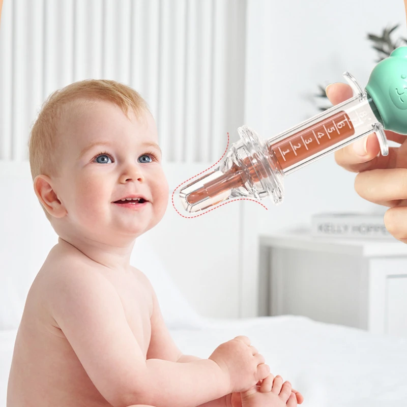 1PC Cute Bear Baby Dropper Fee - Baby Food Feeder บทวิจารณ์และราคา