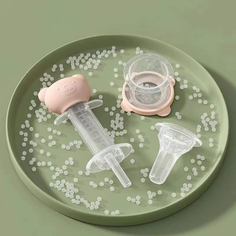1PC Cute Bear Baby Dropper Fee - Baby Food Feeder บทวิจารณ์และราคา