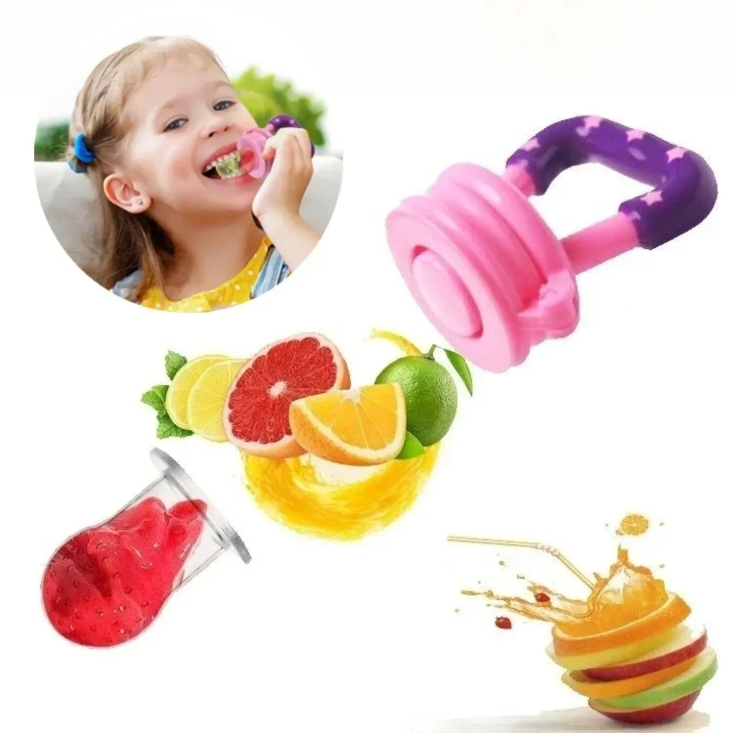 Baby Fruit Food Feeder/pacifie - Baby Food Bites บทวิจารณ์และราคา