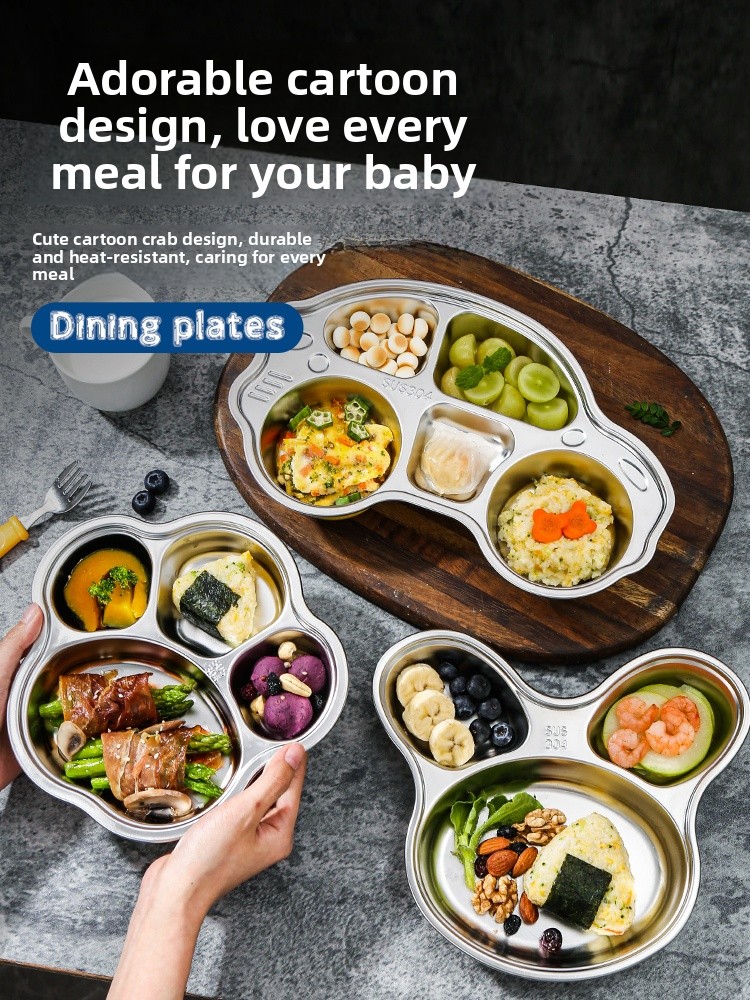 Children's Stainless Steel 304 - Baby Food Dinner บทวิจารณ์และราคา
