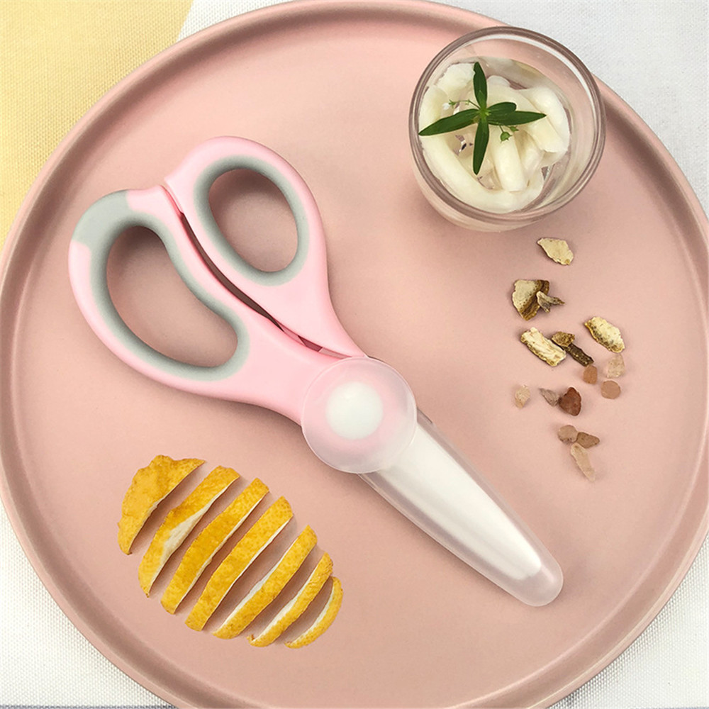 Portable Ceramic Scissors Baby - Baby Food Scissors บทวิจารณ์และราคา