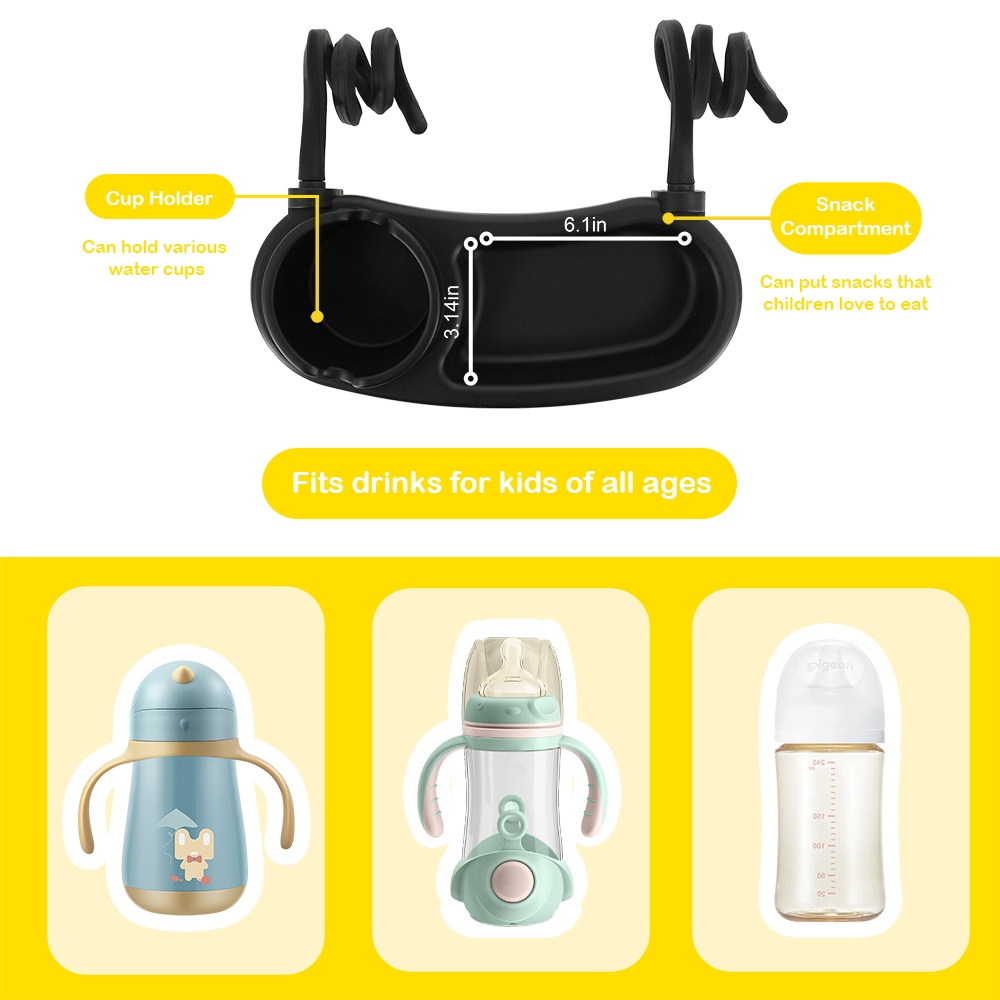 Stroller Snack Cup Holder Tray - Snack Cup Toddler บทวิจารณ์และราคา
