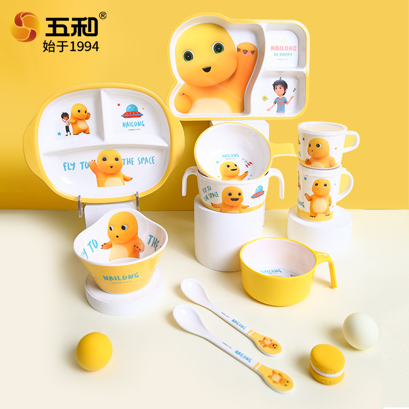 NAILONG Cute Tableware Anime t - Baby Food Dinner บทวิจารณ์และราคา