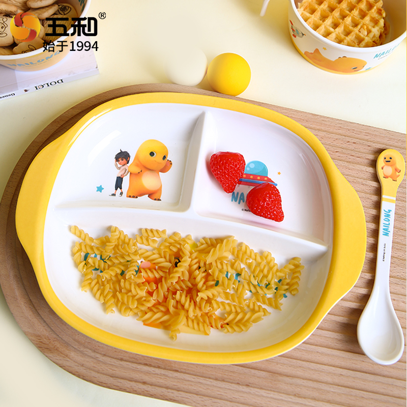 NAILONG Cute Tableware Anime t - Baby Food Dinner บทวิจารณ์และราคา