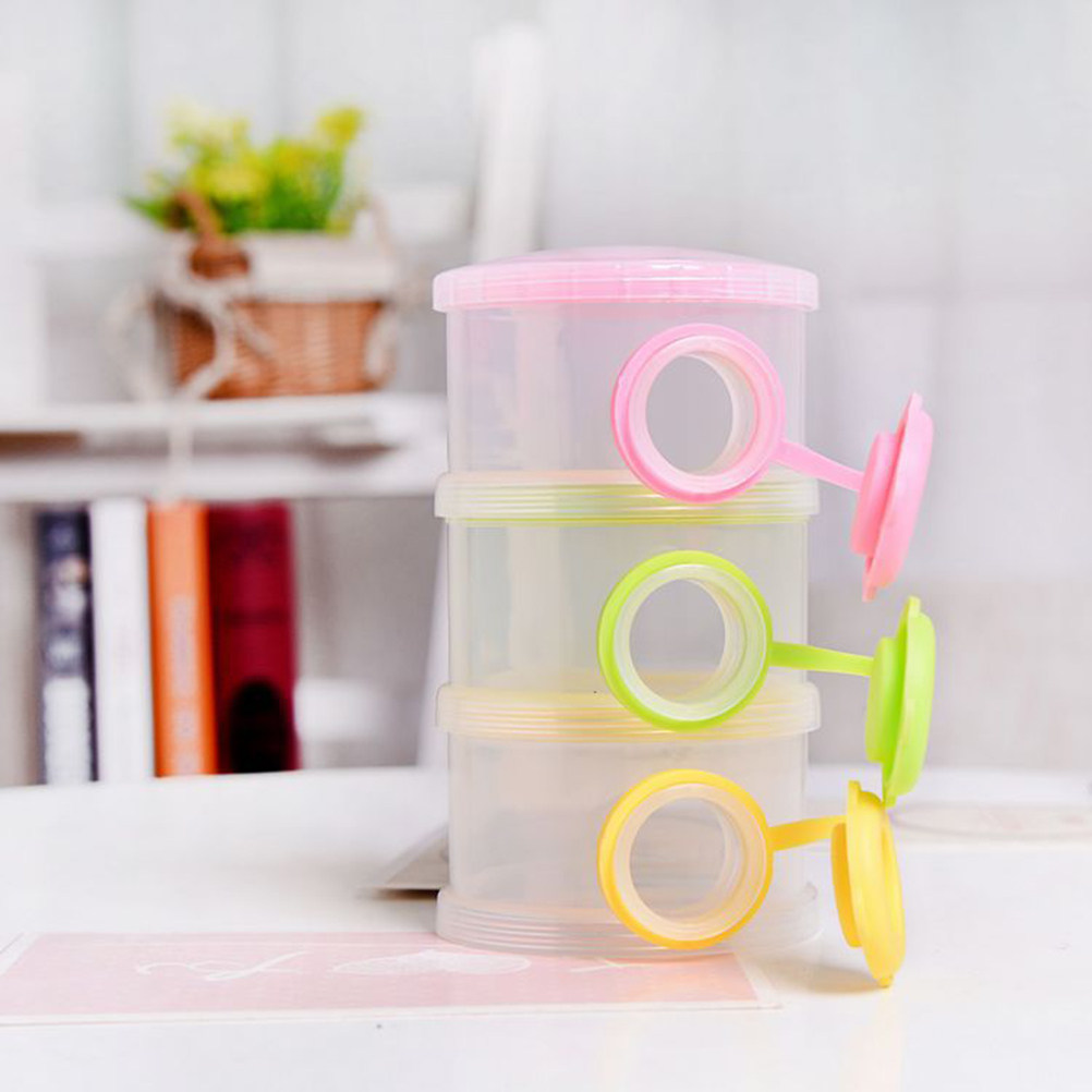 3 Layer Stackable Baby Formula - Baby Food For Travelling บทวิจารณ์และราคา