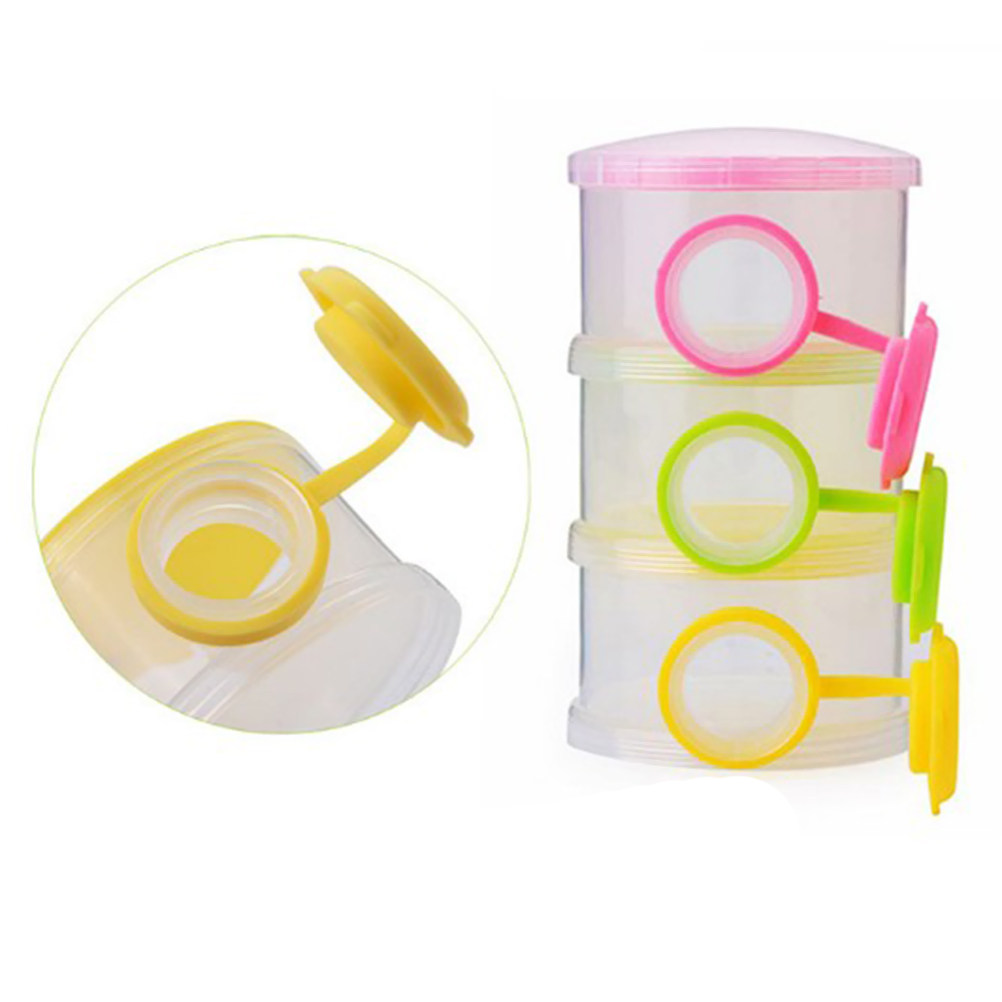3 Layer Stackable Baby Formula - Baby Food For Travelling บทวิจารณ์และราคา