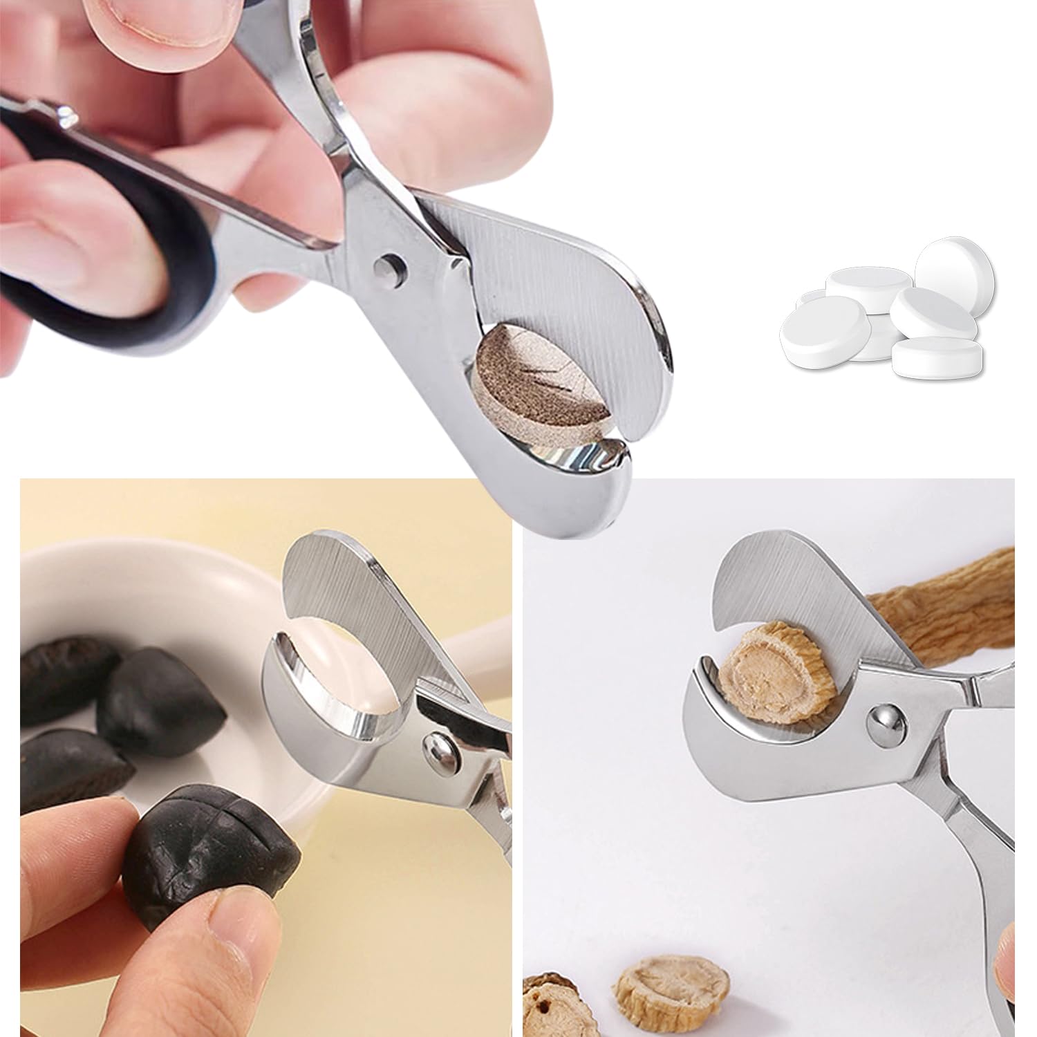 Pill Crusher with Pill Cutter  - Baby Food Scissors บทวิจารณ์และราคา