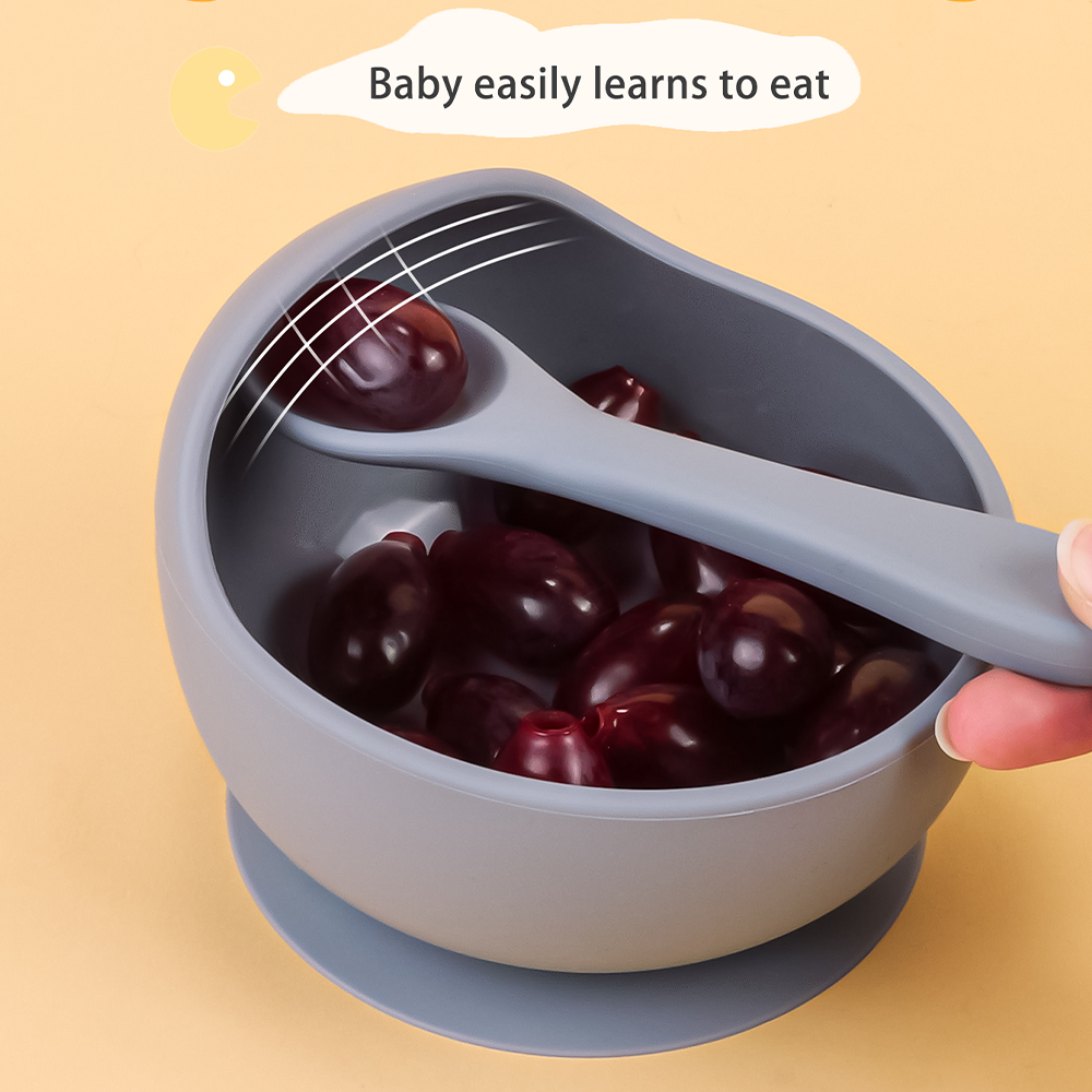 2PC Silicone Sucker Bowl Feedi - Baby Food Dinner บทวิจารณ์และราคา