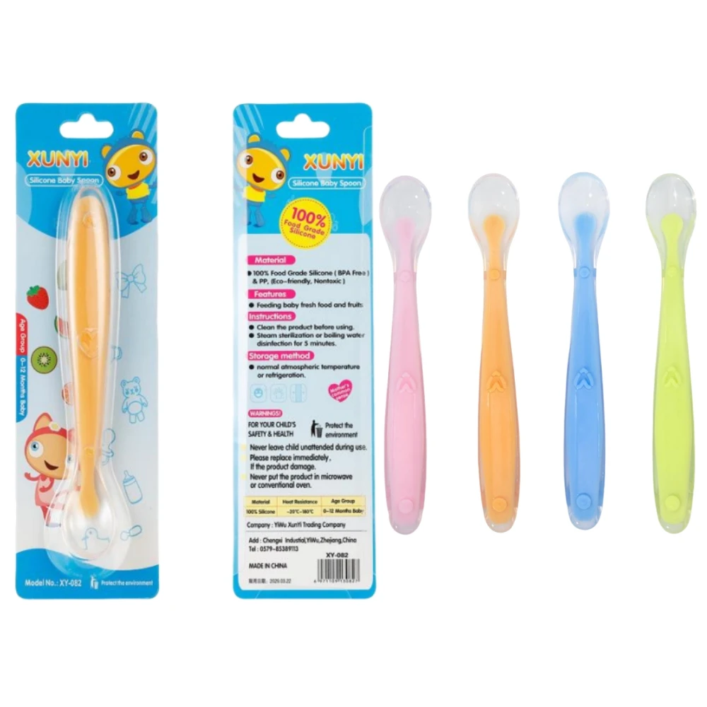 Baby Spoons Soft Silicone Todd - Baby Food Nutrition บทวิจารณ์และราคา