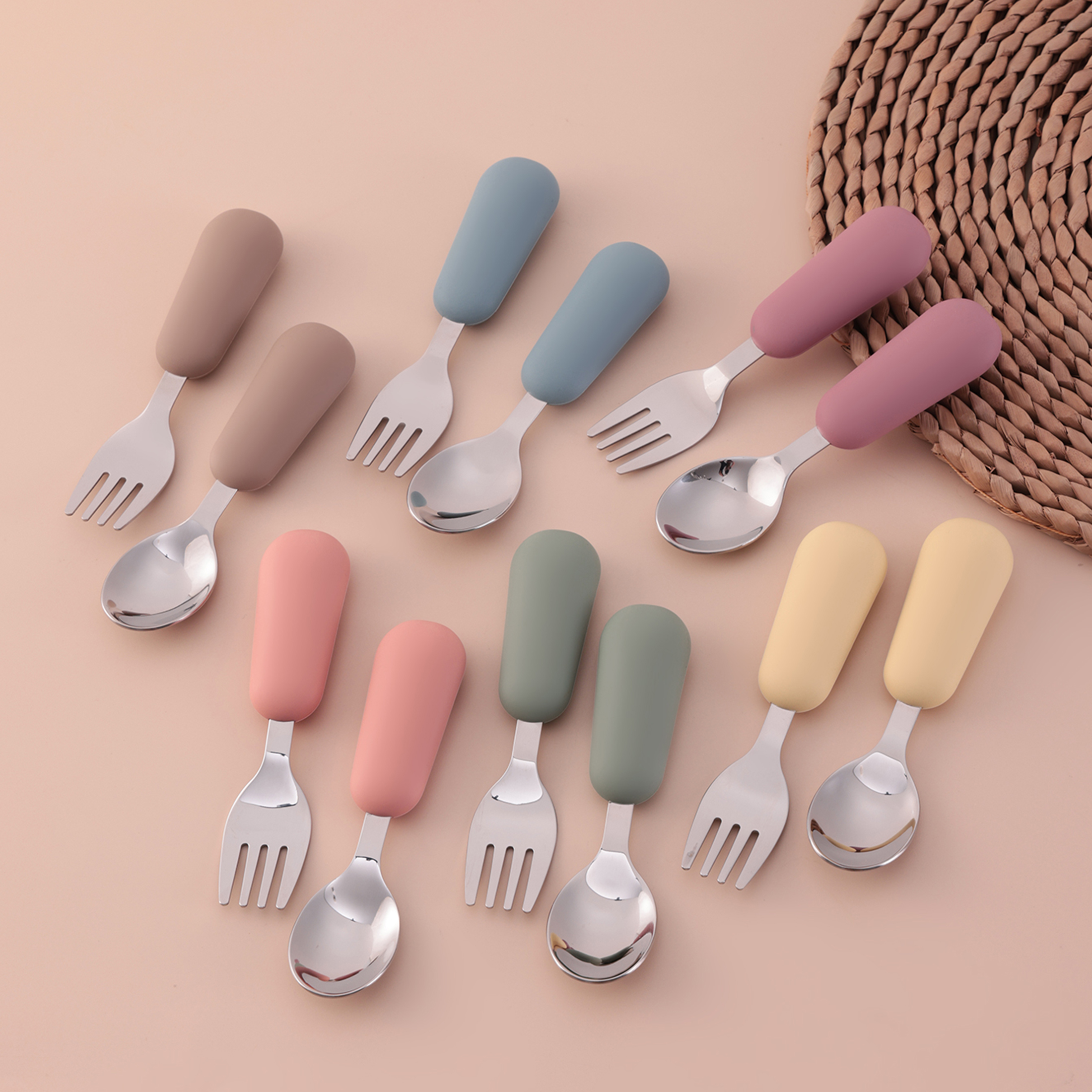 Color Kids 2PCS Stainless Stee - Baby Food Feeder บทวิจารณ์และราคา