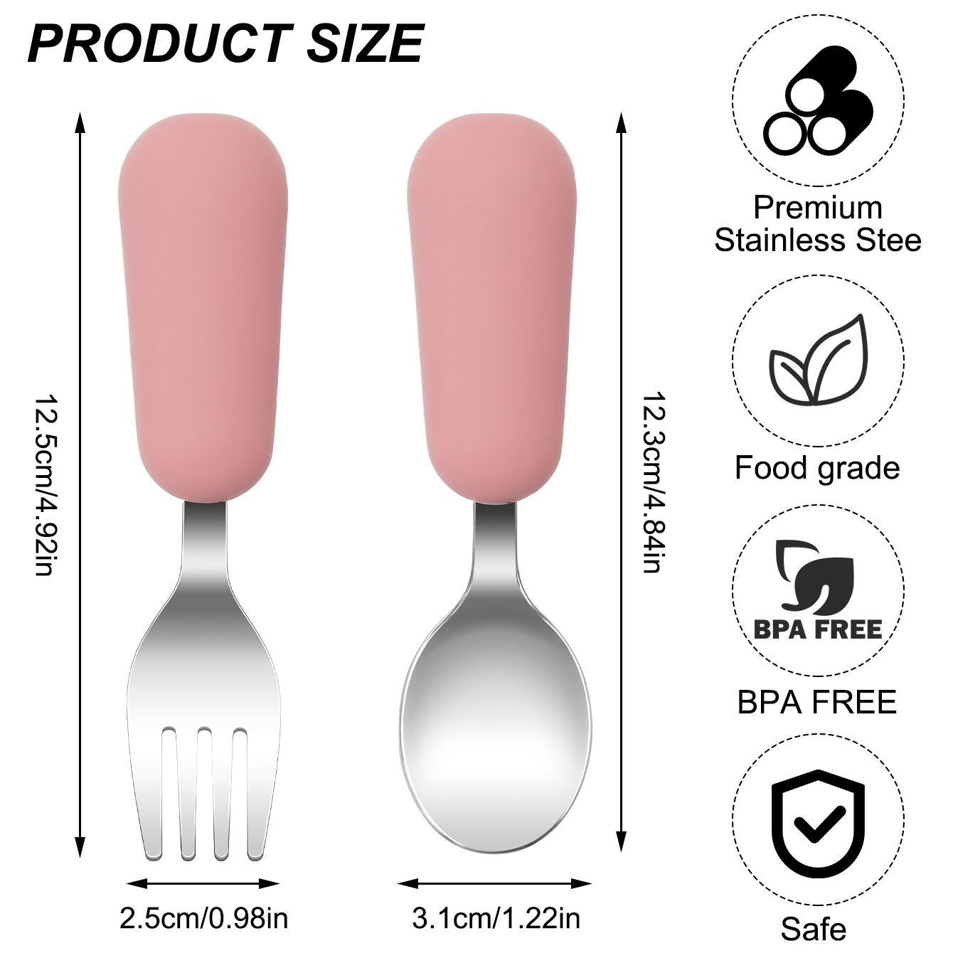 Color Kids 2PCS Stainless Stee - Baby Food Feeder บทวิจารณ์และราคา