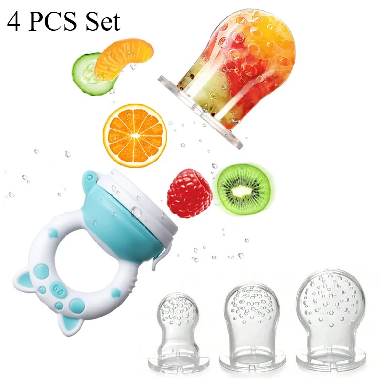4pcs/set Silicone Fruit & Vege - Baby Food Nutrition บทวิจารณ์และราคา