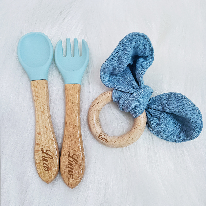 7PCS/Set Personalized Name Bab - Baby Food Feeder บทวิจารณ์และราคา