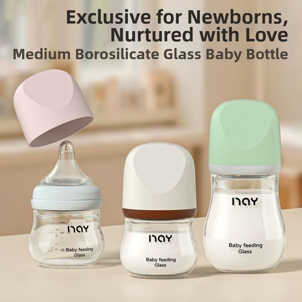 Glass Baby Bottle Anti-flatule - Baby Food Nutrition บทวิจารณ์และราคา