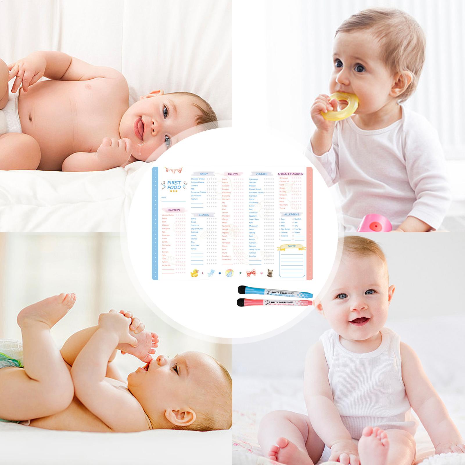 First Foods Chart Magnetic Bab - Baby Food Checklist บทวิจารณ์และราคา