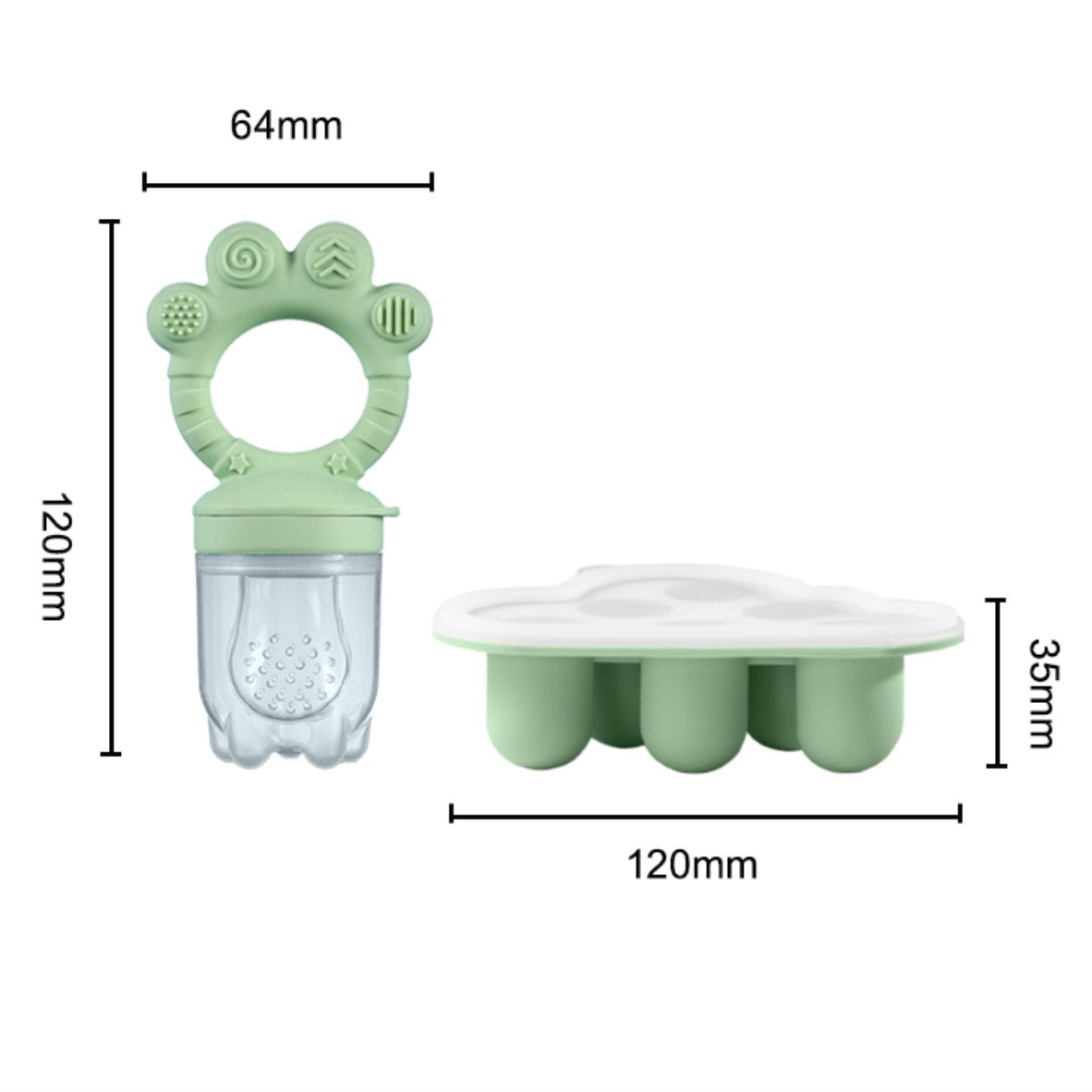 Baby Fruit Food Feeder & Freez - Baby Food Feeder บทวิจารณ์และราคา