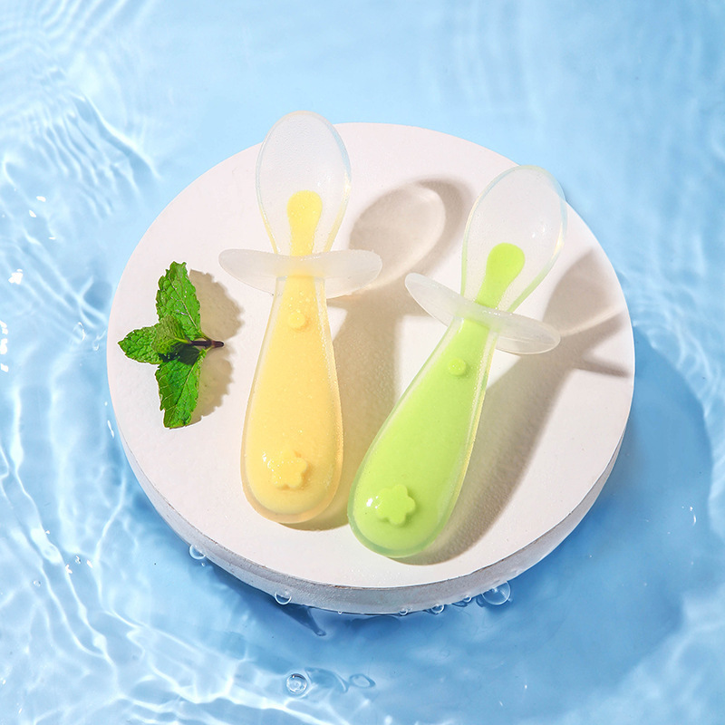 Baby Silicone Spoon, Baby Rice - Baby Food Feeder บทวิจารณ์และราคา