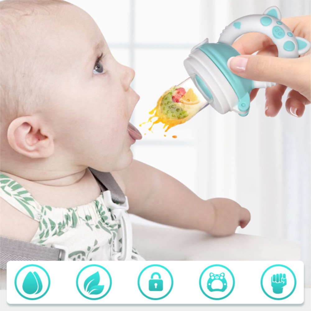 Silicone Fresh Food Nibbler Ba - Baby Food Bites บทวิจารณ์และราคา