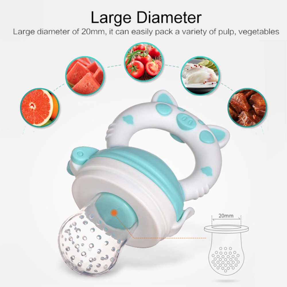 Silicone Fresh Food Nibbler Ba - Baby Food Bites บทวิจารณ์และราคา