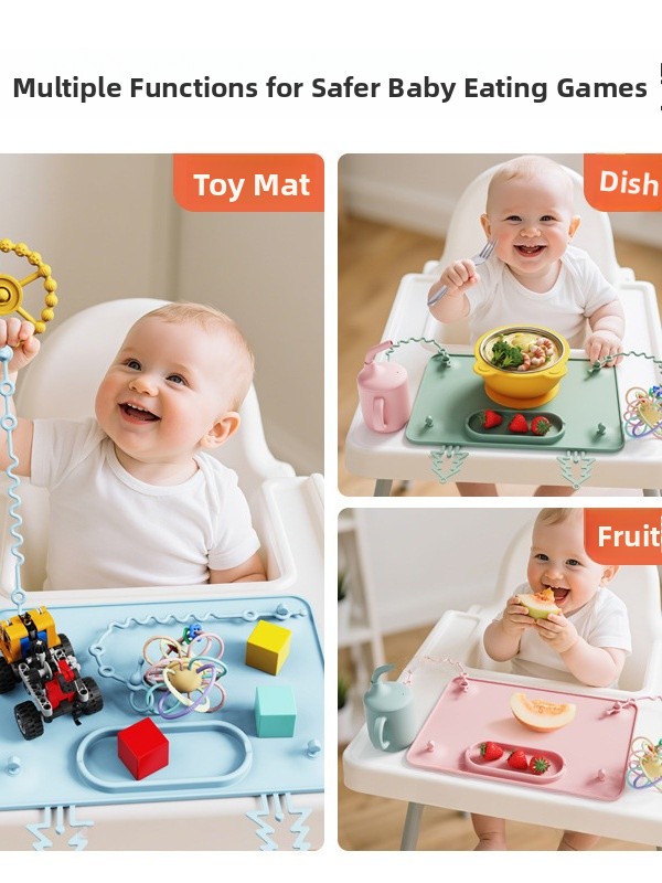 Silicone Feeding Mat with Suct - Snack Cup Toddler บทวิจารณ์และราคา