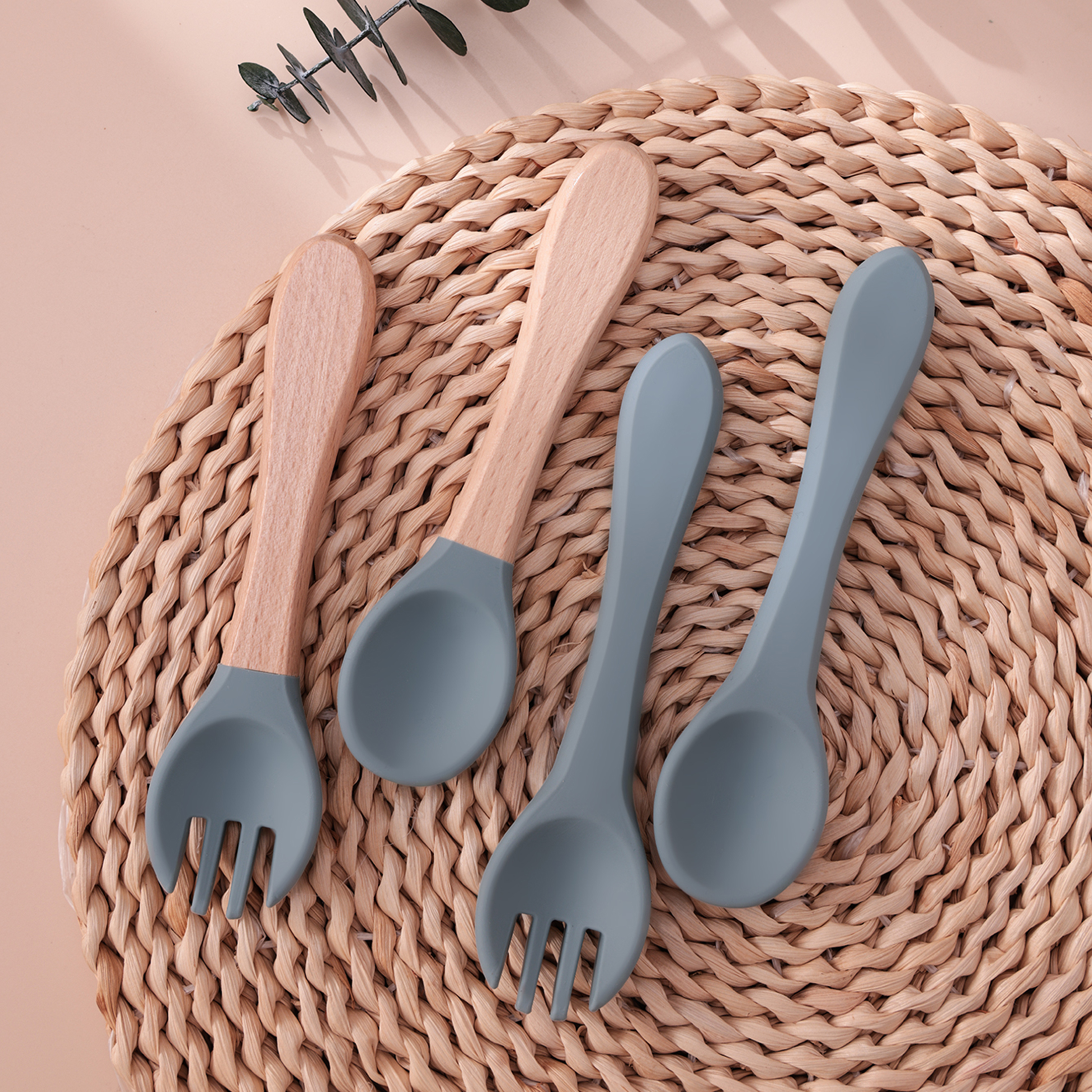 Color Kids 4PCS Silicone Baby  - Baby Food Feeder บทวิจารณ์และราคา