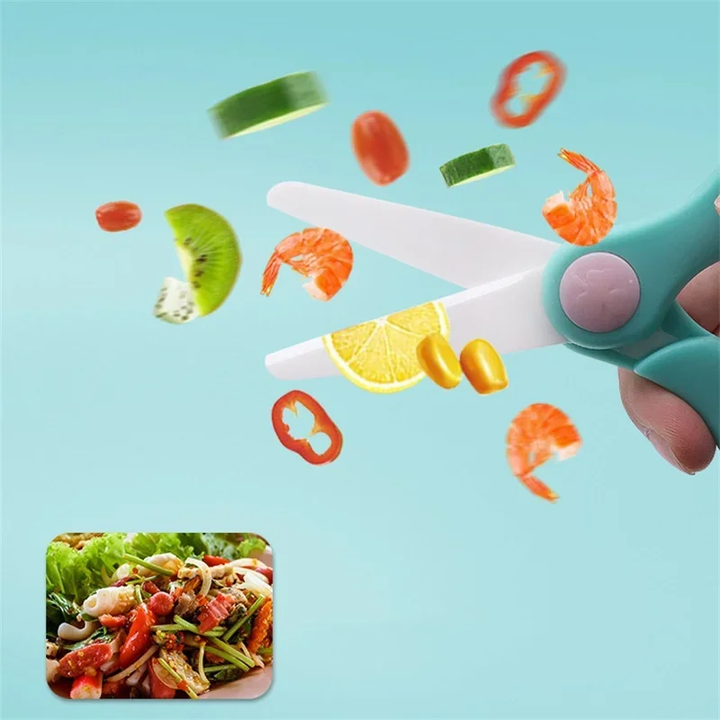 Ceramic Blade Kitchen Food Sci - Baby Food Scissors บทวิจารณ์และราคา