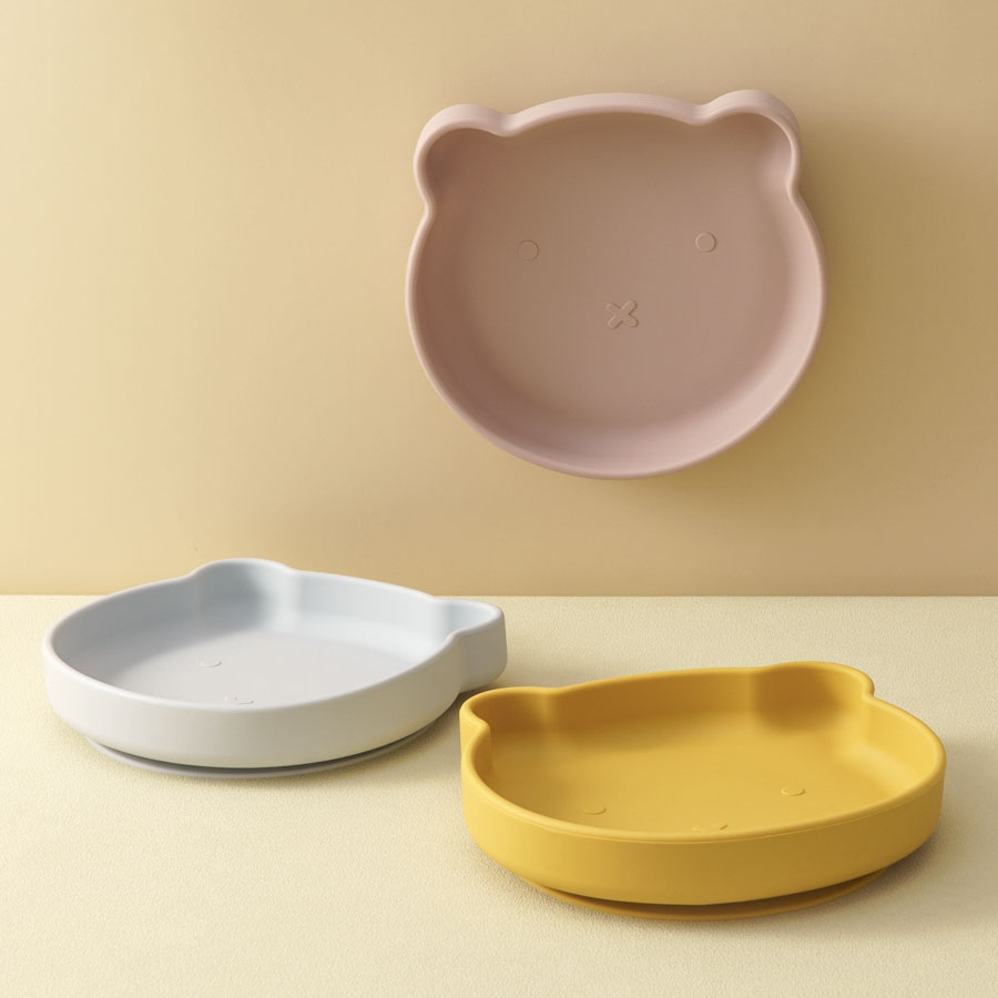 1PC Silicone Baby Dishes Sucti - Baby Food Dinner บทวิจารณ์และราคา