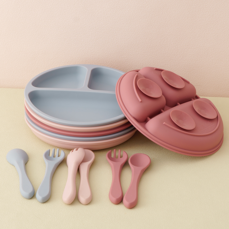 3PCS Children's Tableware Set  - Baby Food Dinner บทวิจารณ์และราคา