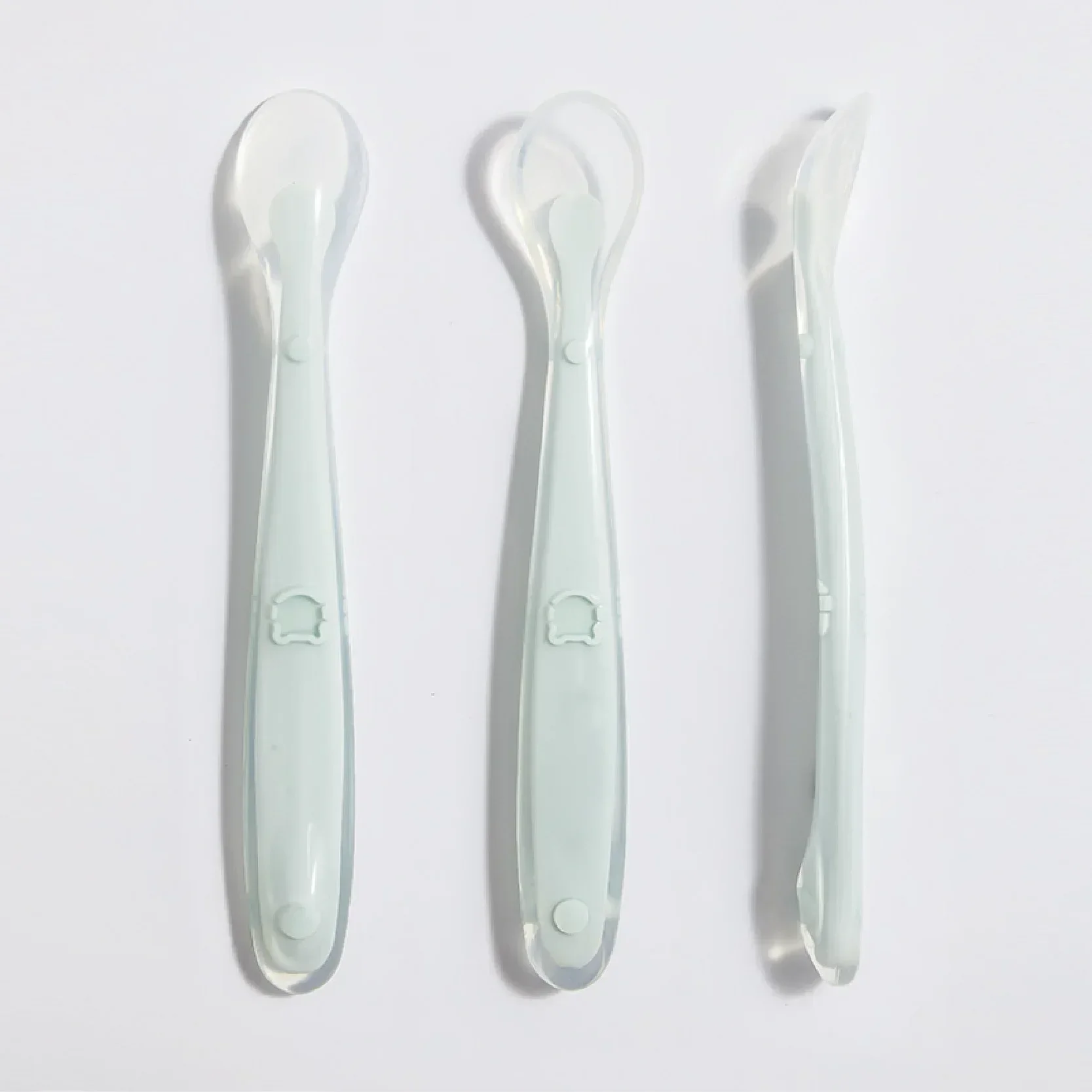 Soft Silicone Baby Spoon Toddl - Baby Food Nutrition บทวิจารณ์และราคา