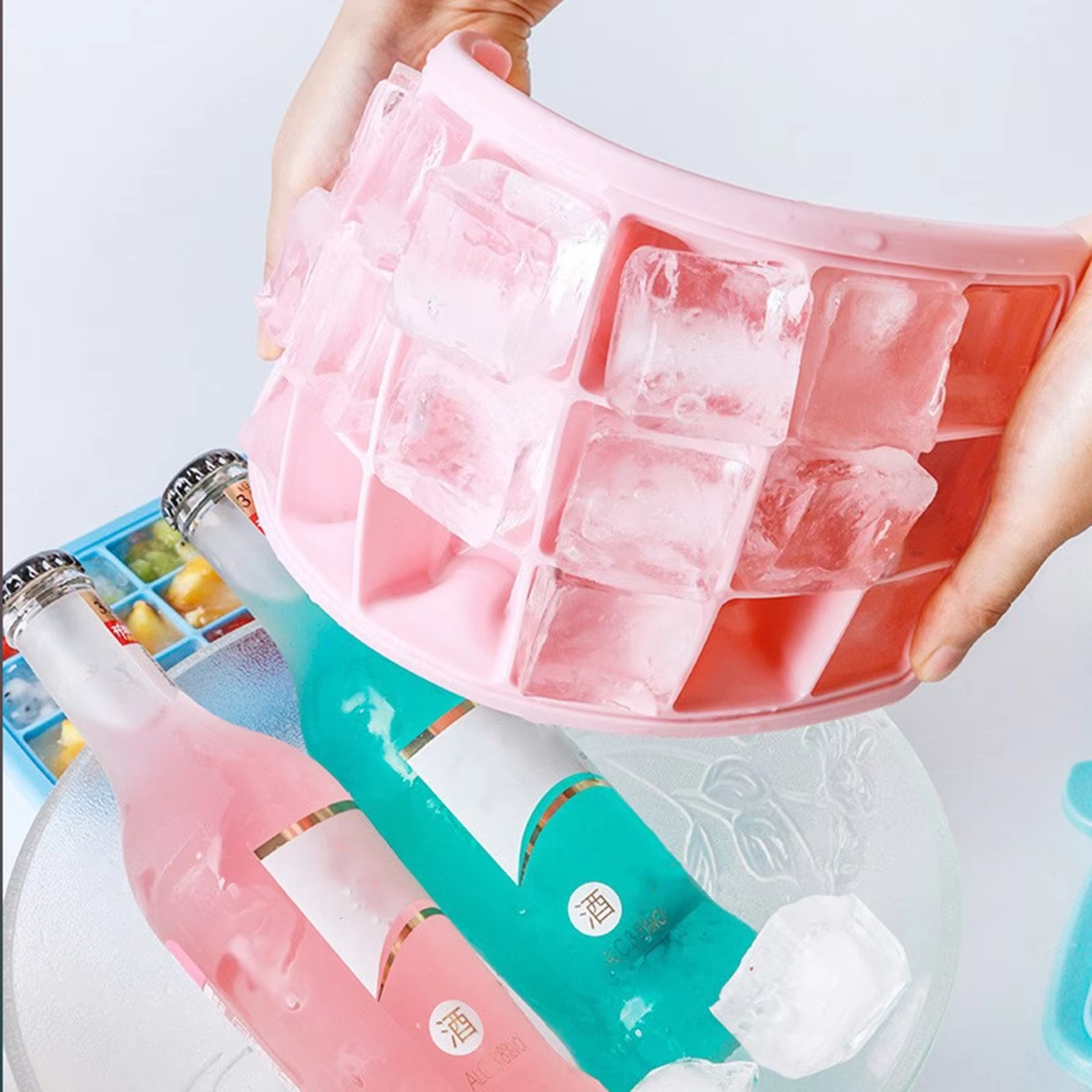 Silicone Ice Cubes Tray with L - Baby Food Bites บทวิจารณ์และราคา