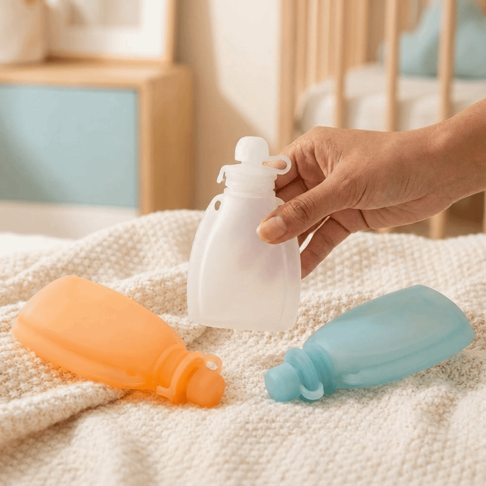 Non BPA Baby Food Pouch 120ml  - Baby Food Feeder บทวิจารณ์และราคา
