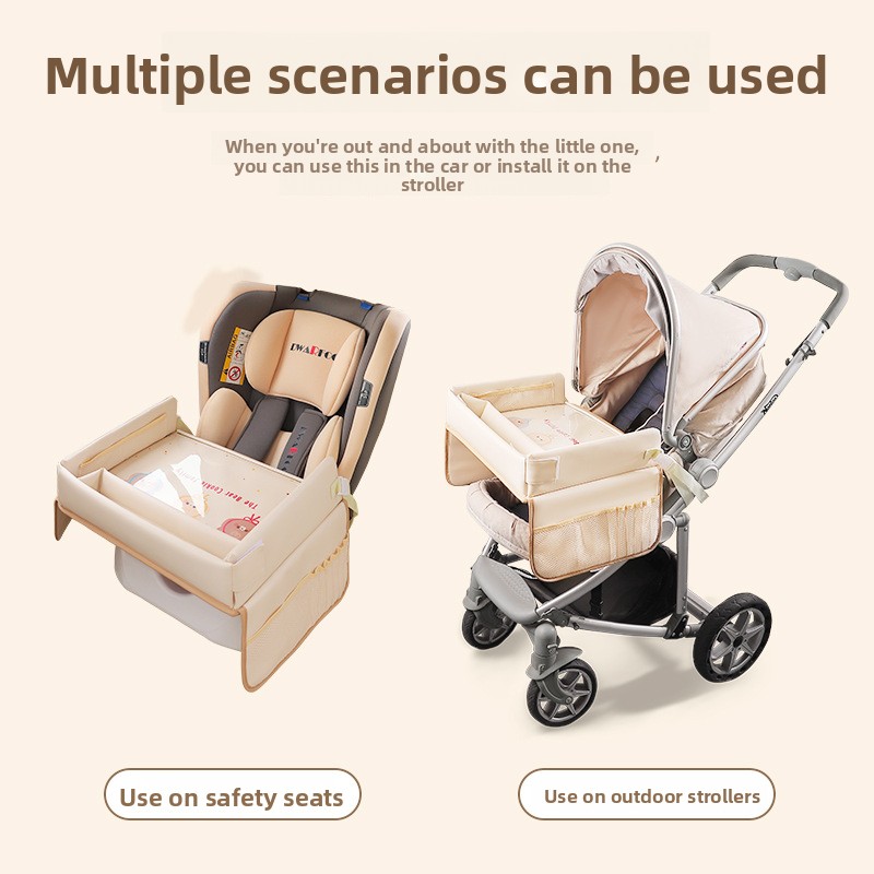 Cartoon Kids Car Seat Tray Tab - Baby Food For Travelling บทวิจารณ์และราคา