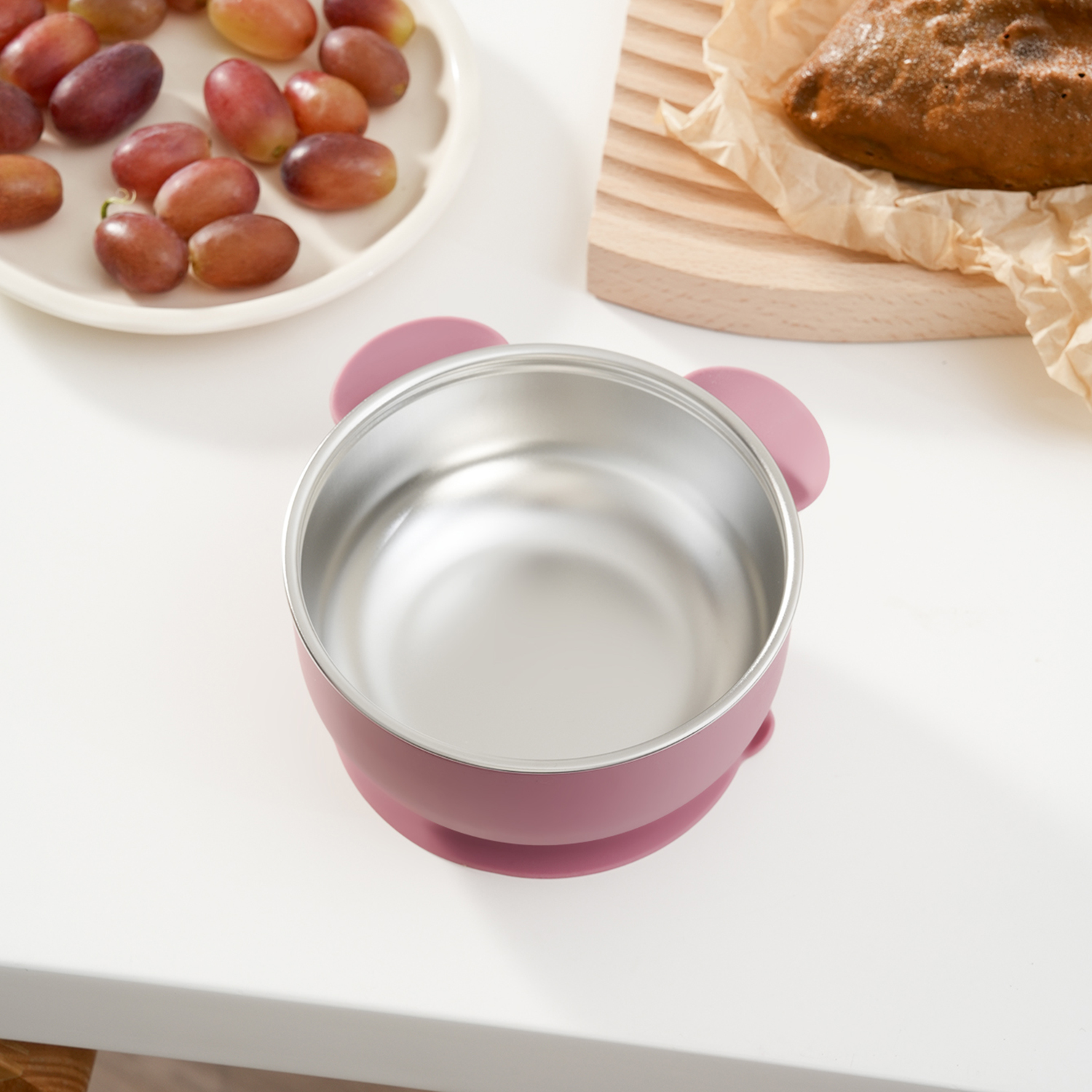 1PC Removable Silicone Stainle - Baby Food Dinner บทวิจารณ์และราคา